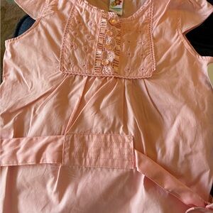 Pink Kids Top with Lace Detailgirls size 6X summer top